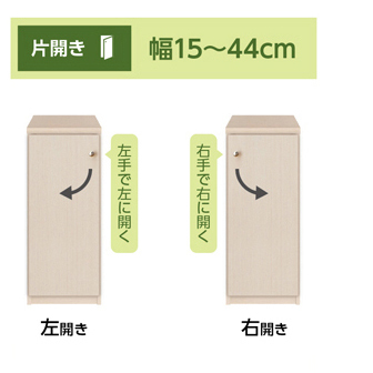 片開き