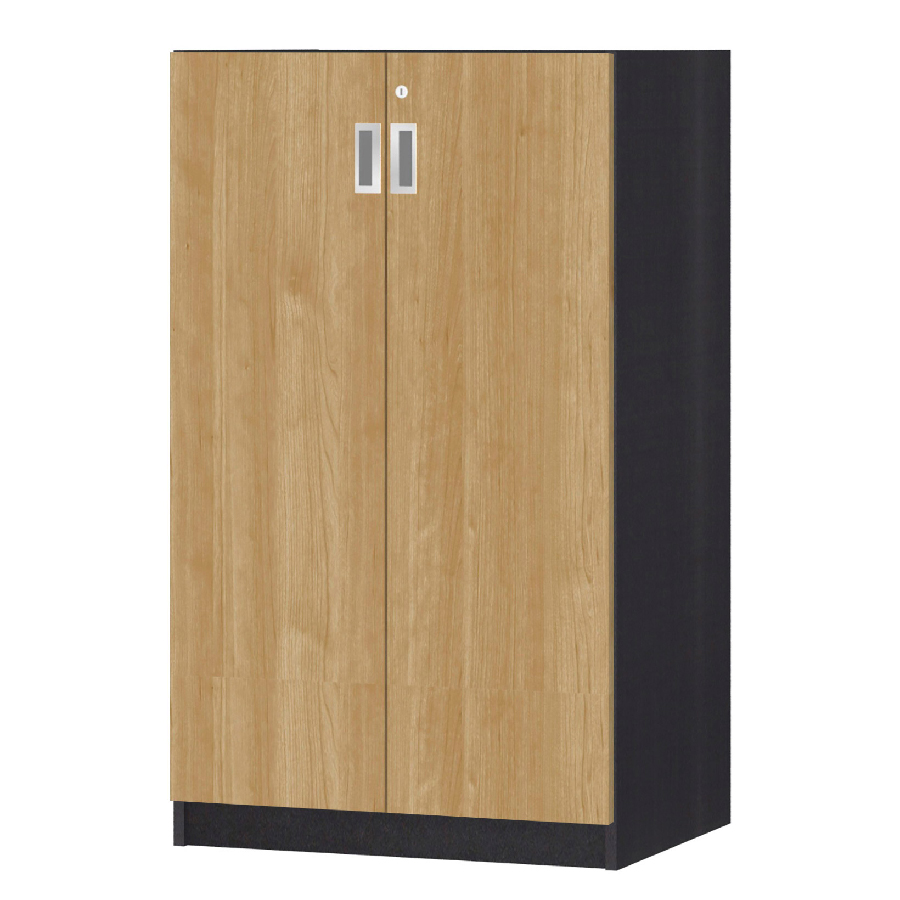 (商品画像) オーダーオフィスストッカー 奥行44.5cm×高さ119.1cm×幅60～70cm 3段扉