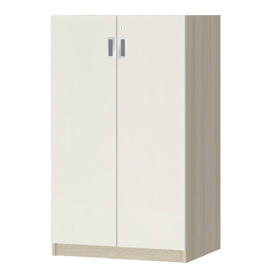 (商品画像) オーダーオフィスストッカー 奥行44.5cm×高さ119.1cm×幅60～70cm 3段扉