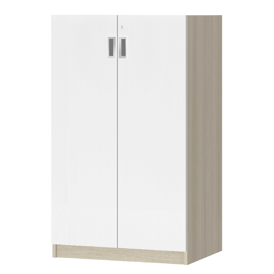 (商品画像) オーダーオフィスストッカー 奥行44.5cm×高さ119.1cm×幅60～70cm 3段扉