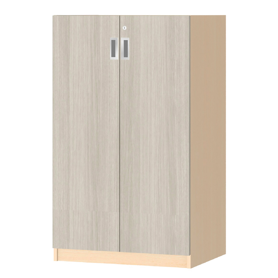 (商品画像) オーダーオフィスストッカー 奥行44.5cm×高さ119.1cm×幅60～70cm 3段扉