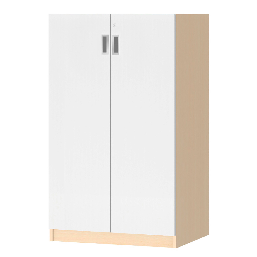 (商品画像) オーダーオフィスストッカー 奥行44.5cm×高さ119.1cm×幅60～70cm 3段扉