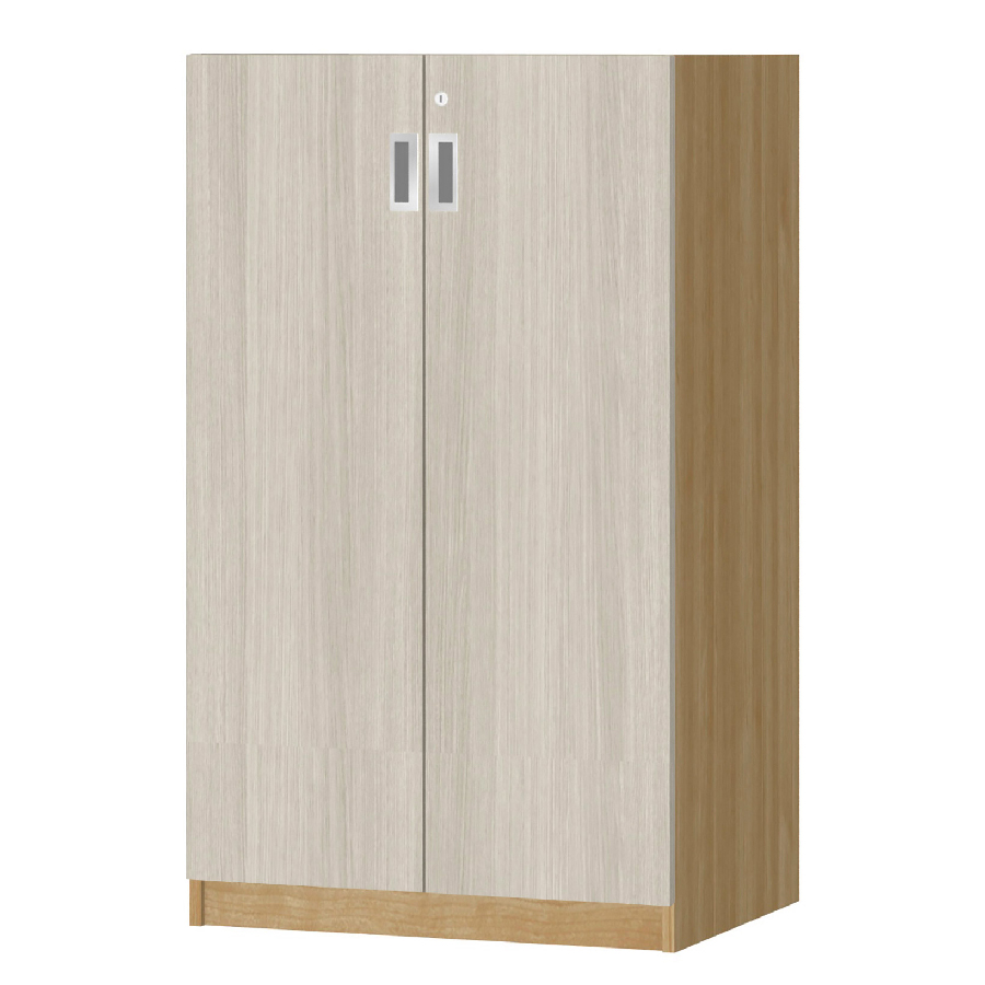 (商品画像) オーダーオフィスストッカー 奥行44.5cm×高さ119.1cm×幅60～70cm 3段扉