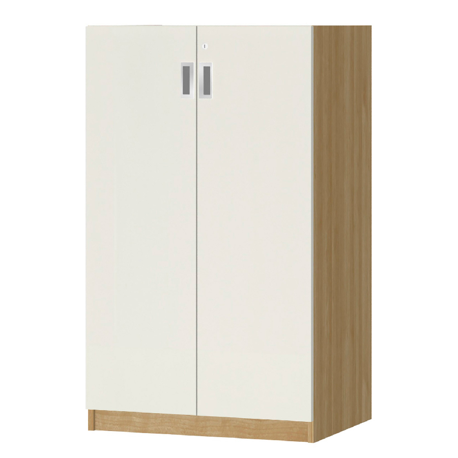 (商品画像) オーダーオフィスストッカー 奥行44.5cm×高さ119.1cm×幅60～70cm 3段扉