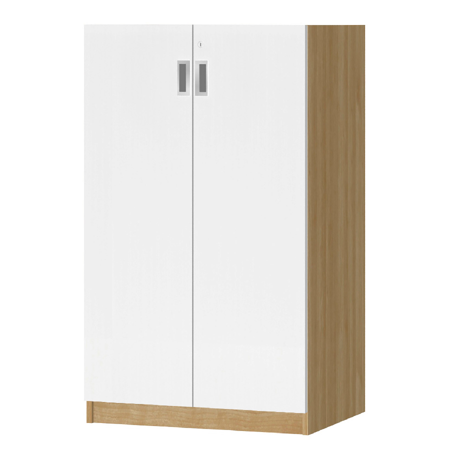 (商品画像) オーダーオフィスストッカー 奥行44.5cm×高さ119.1cm×幅60～70cm 3段扉