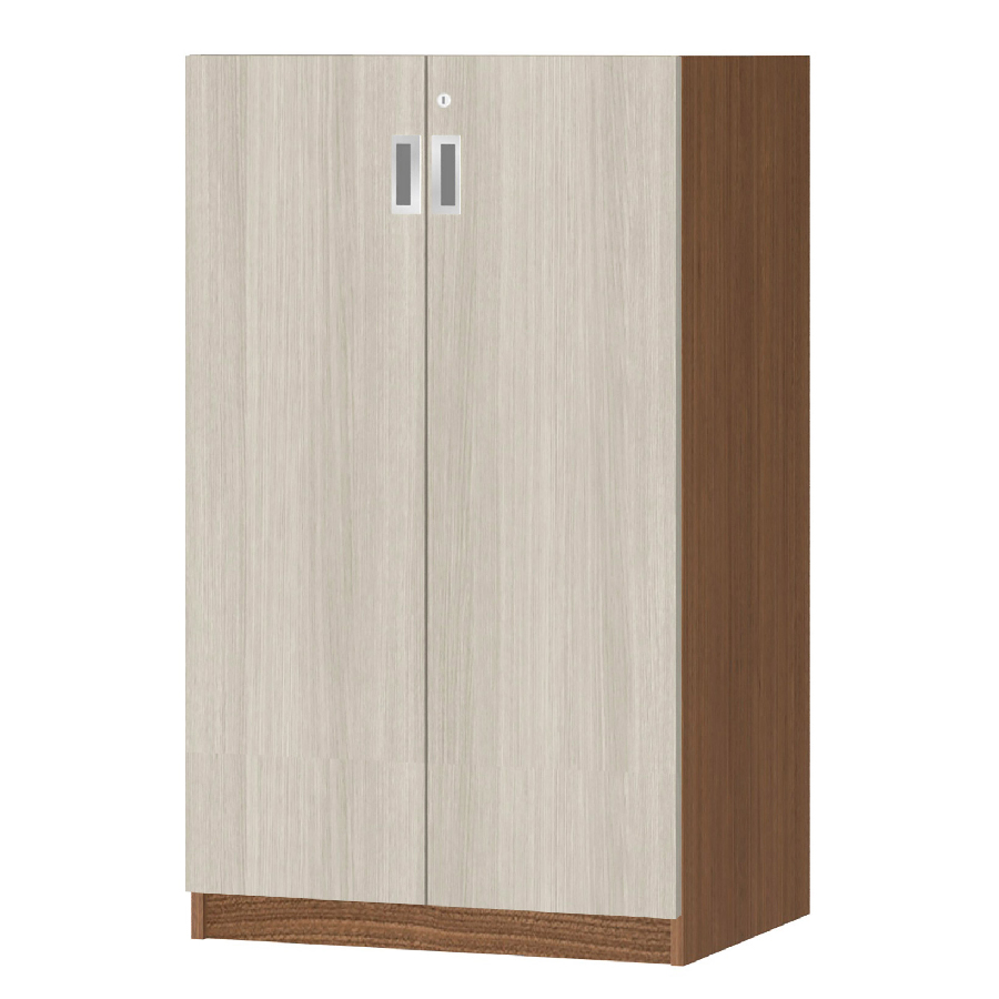 (商品画像) オーダーオフィスストッカー 奥行44.5cm×高さ119.1cm×幅60～70cm 3段扉