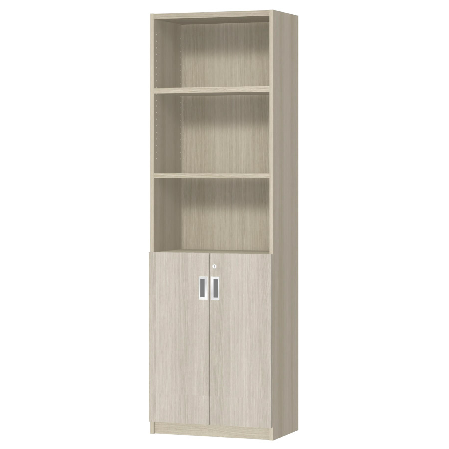 (商品画像) オーダーオフィスストッカー 奥行29.5cm×高さ191.1cm×幅45～59cm 2段扉