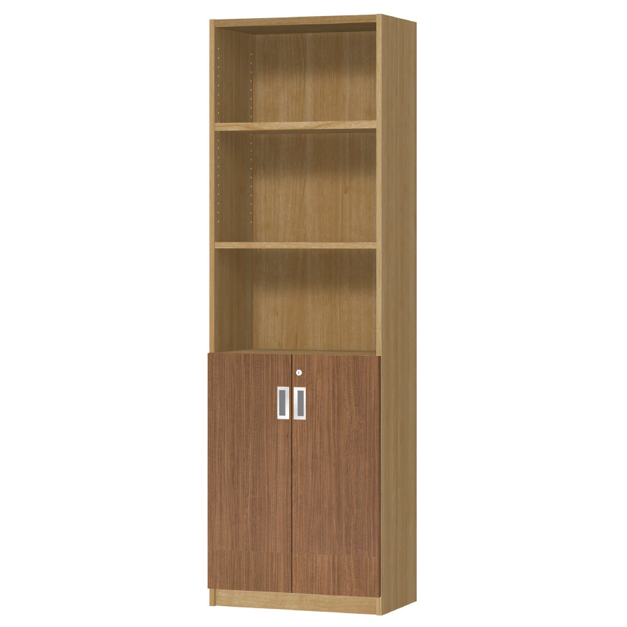 (商品画像) オーダーオフィスストッカー 奥行29.5cm×高さ191.1cm×幅45～59cm 2段扉