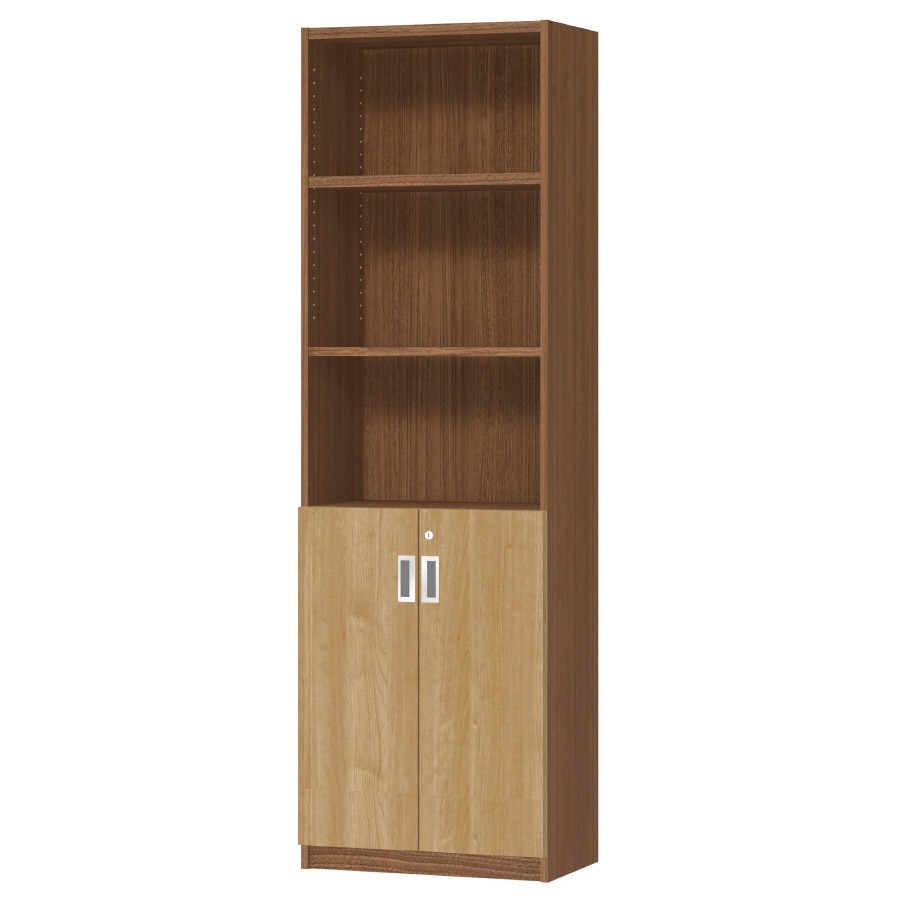 (商品画像) オーダーオフィスストッカー 奥行29.5cm×高さ191.1cm×幅45～59cm 2段扉