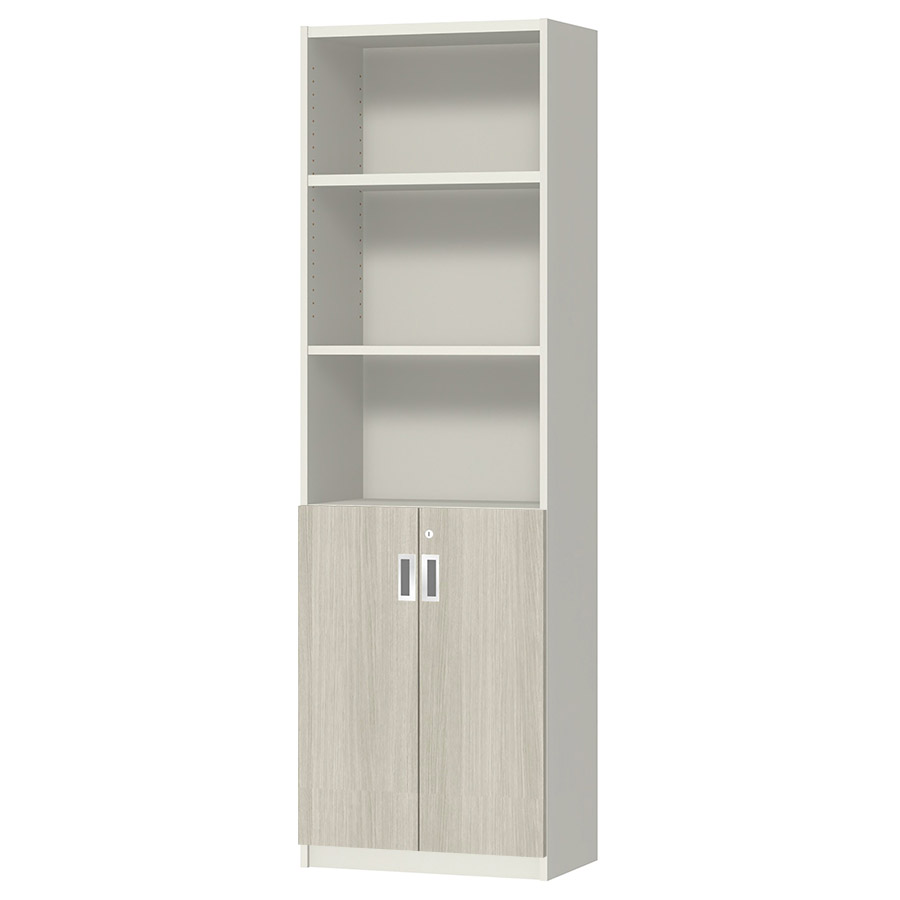 (商品画像) オーダーオフィスストッカー 奥行29.5cm×高さ191.1cm×幅45～59cm 2段扉