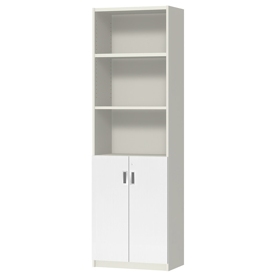 (商品画像) オーダーオフィスストッカー 奥行29.5cm×高さ191.1cm×幅45～59cm 2段扉