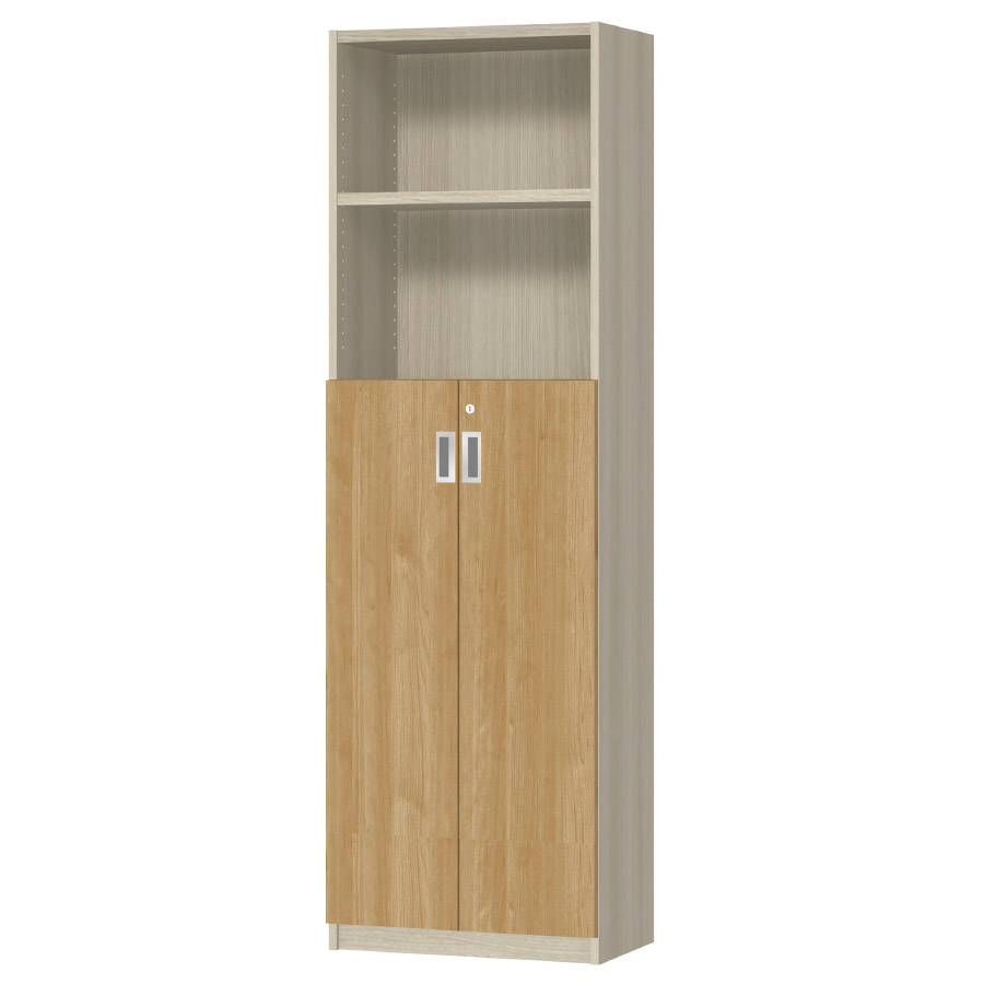 (商品画像) オーダーオフィスストッカー 奥行29.5cm×高さ191.1cm×幅45～59cm 3段扉