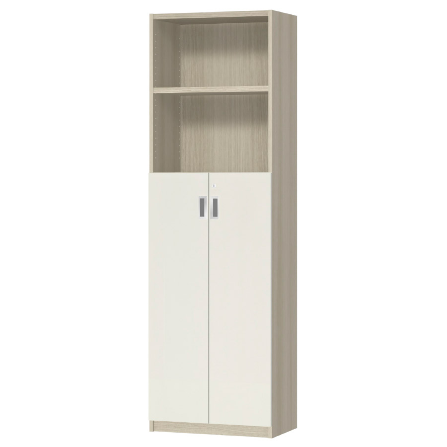 (商品画像) オーダーオフィスストッカー 奥行29.5cm×高さ191.1cm×幅45～59cm 3段扉