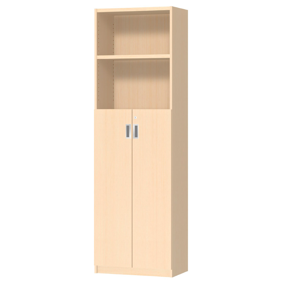 (商品画像) オーダーオフィスストッカー 奥行29.5cm×高さ191.1cm×幅45～59cm 3段扉