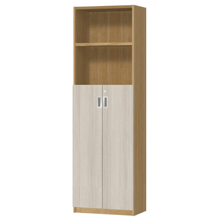 (商品画像) オーダーオフィスストッカー 奥行29.5cm×高さ191.1cm×幅45～59cm 3段扉