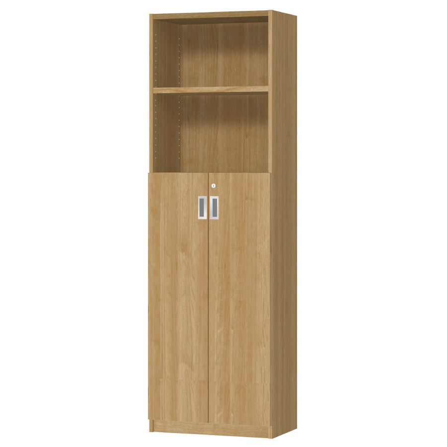 (商品画像) オーダーオフィスストッカー 奥行29.5cm×高さ191.1cm×幅45～59cm 3段扉