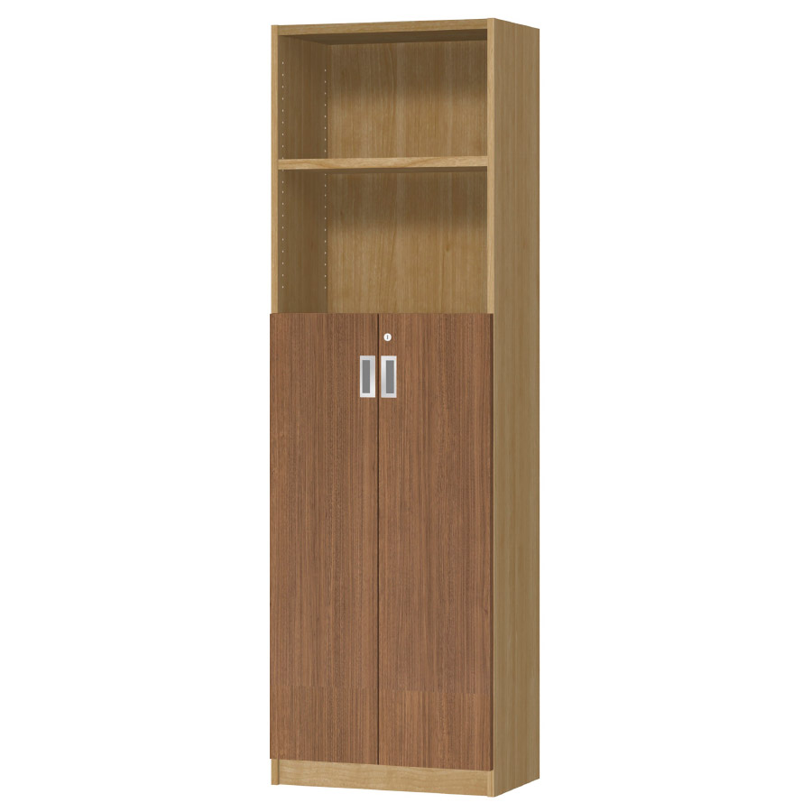 (商品画像) オーダーオフィスストッカー 奥行29.5cm×高さ191.1cm×幅45～59cm 3段扉