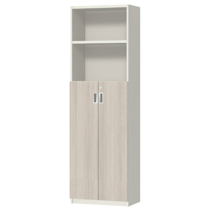 (商品画像) オーダーオフィスストッカー 奥行29.5cm×高さ191.1cm×幅45～59cm 3段扉