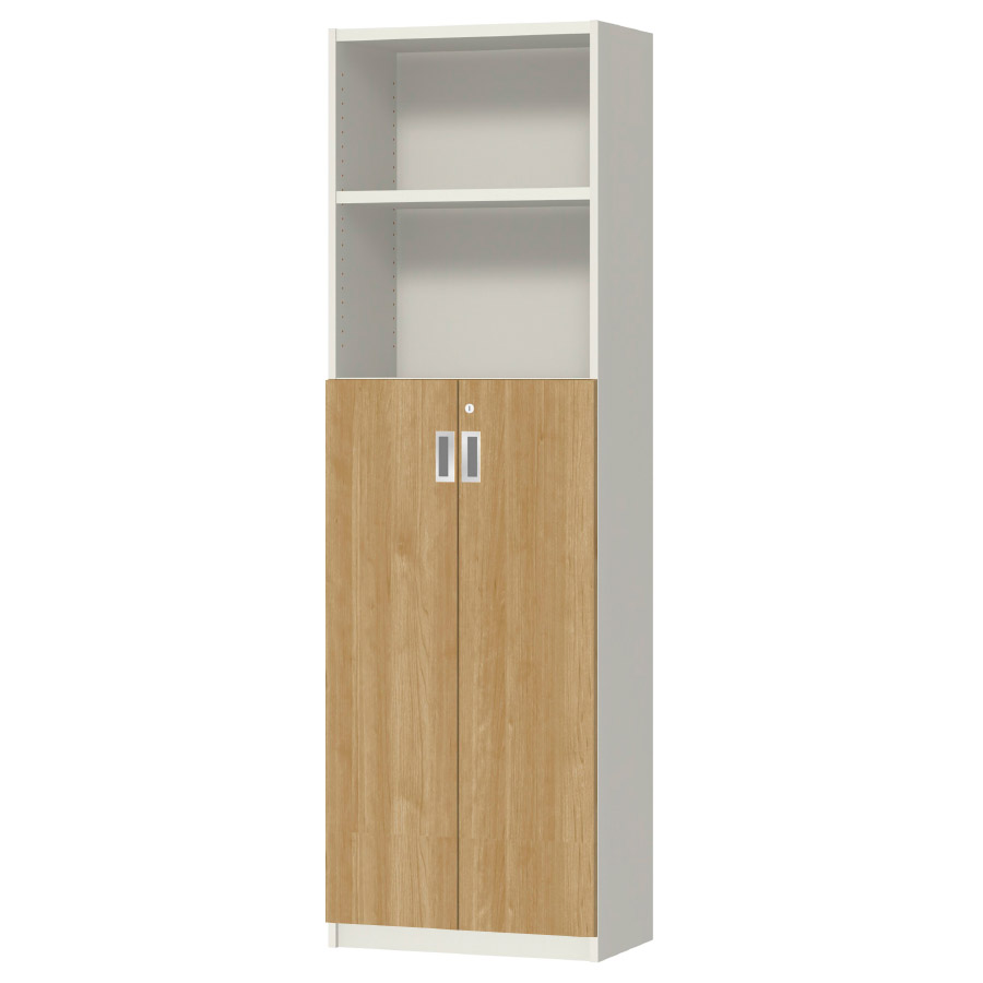 (商品画像) オーダーオフィスストッカー 奥行29.5cm×高さ191.1cm×幅45～59cm 3段扉