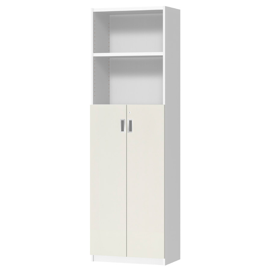 (商品画像) オーダーオフィスストッカー 奥行29.5cm×高さ191.1cm×幅45～59cm 3段扉