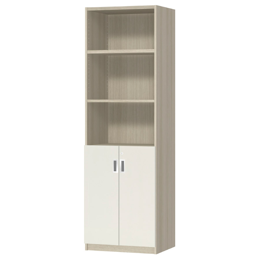 (商品画像) オーダーオフィスストッカー 奥行38.5cm×高さ191.1cm×幅45～59cm 2段扉