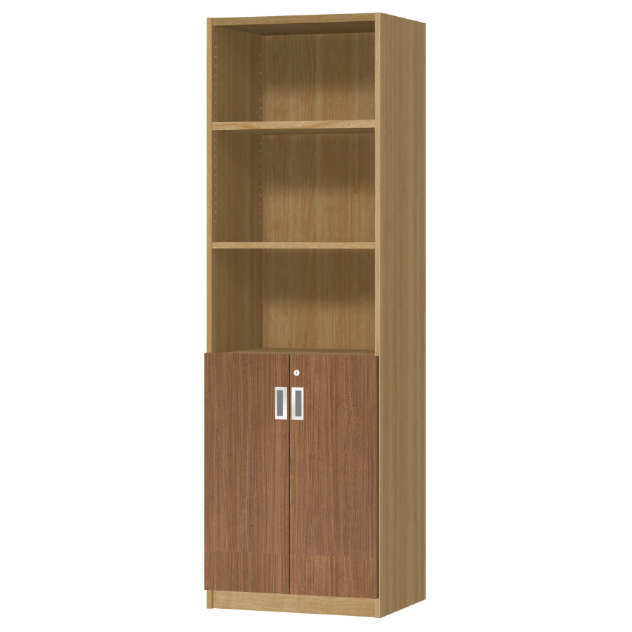 (商品画像) オーダーオフィスストッカー 奥行38.5cm×高さ191.1cm×幅45～59cm 2段扉