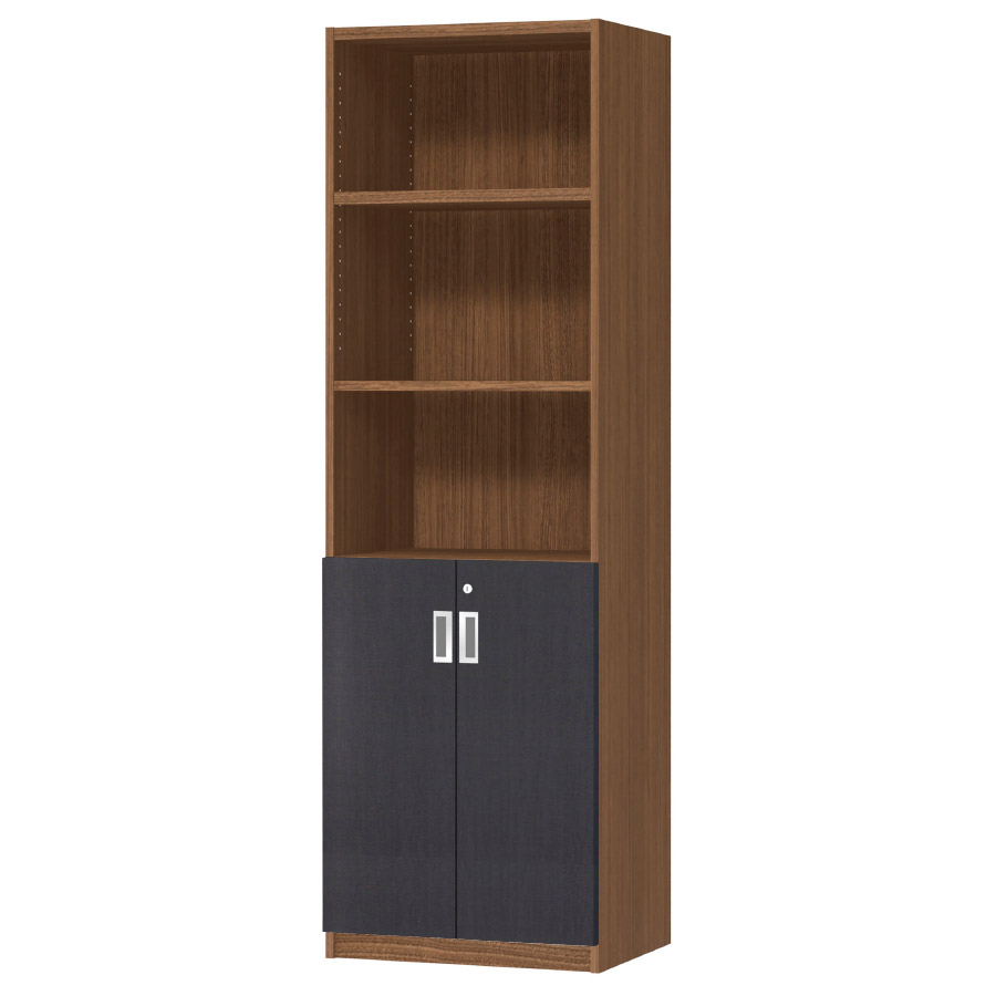 (商品画像) オーダーオフィスストッカー 奥行38.5cm×高さ191.1cm×幅45～59cm 2段扉