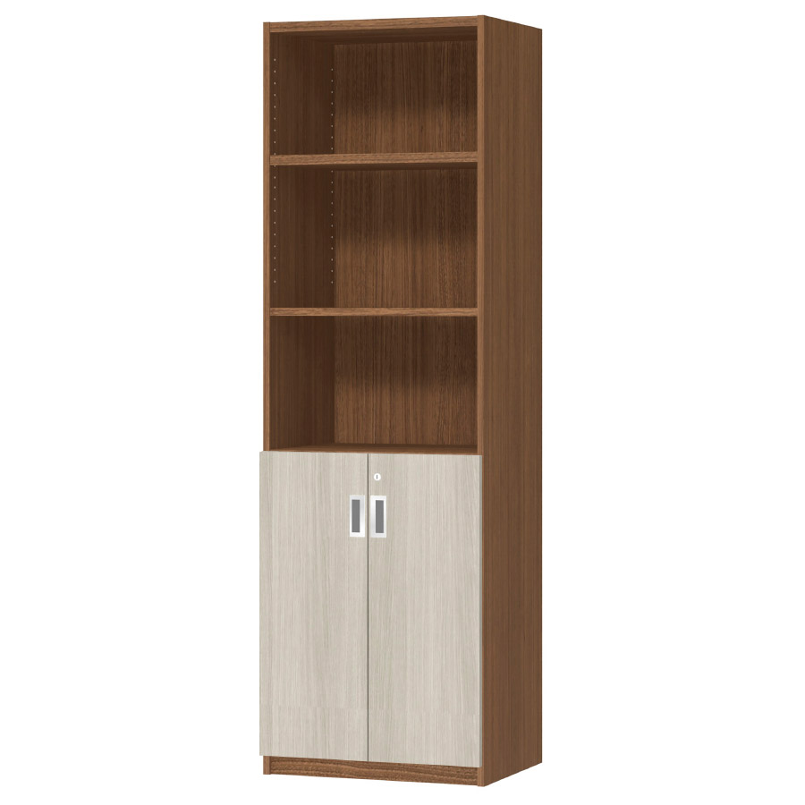 (商品画像) オーダーオフィスストッカー 奥行38.5cm×高さ191.1cm×幅45～59cm 2段扉