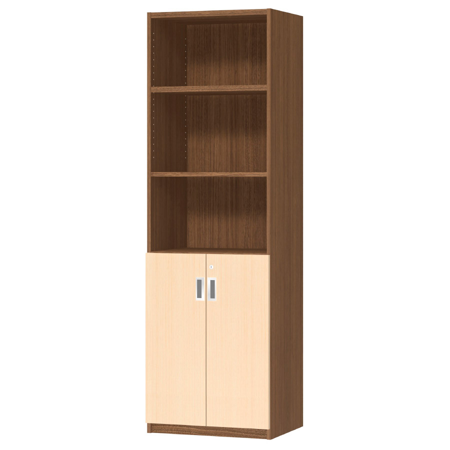 (商品画像) オーダーオフィスストッカー 奥行38.5cm×高さ191.1cm×幅45～59cm 2段扉