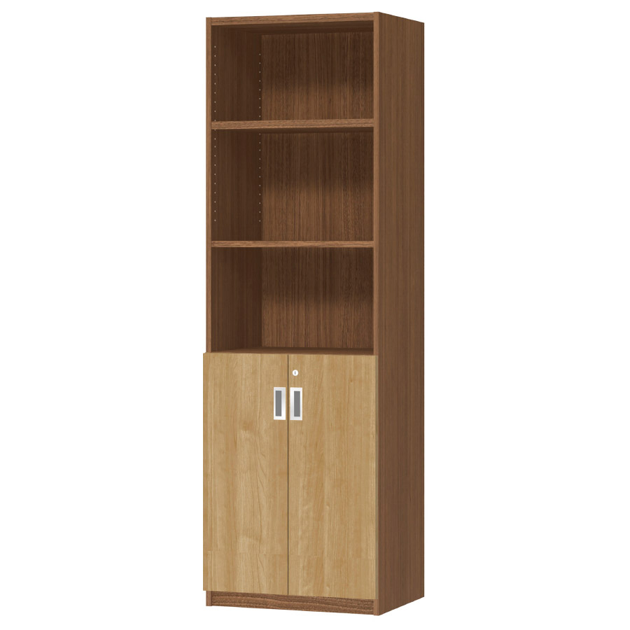 (商品画像) オーダーオフィスストッカー 奥行38.5cm×高さ191.1cm×幅45～59cm 2段扉