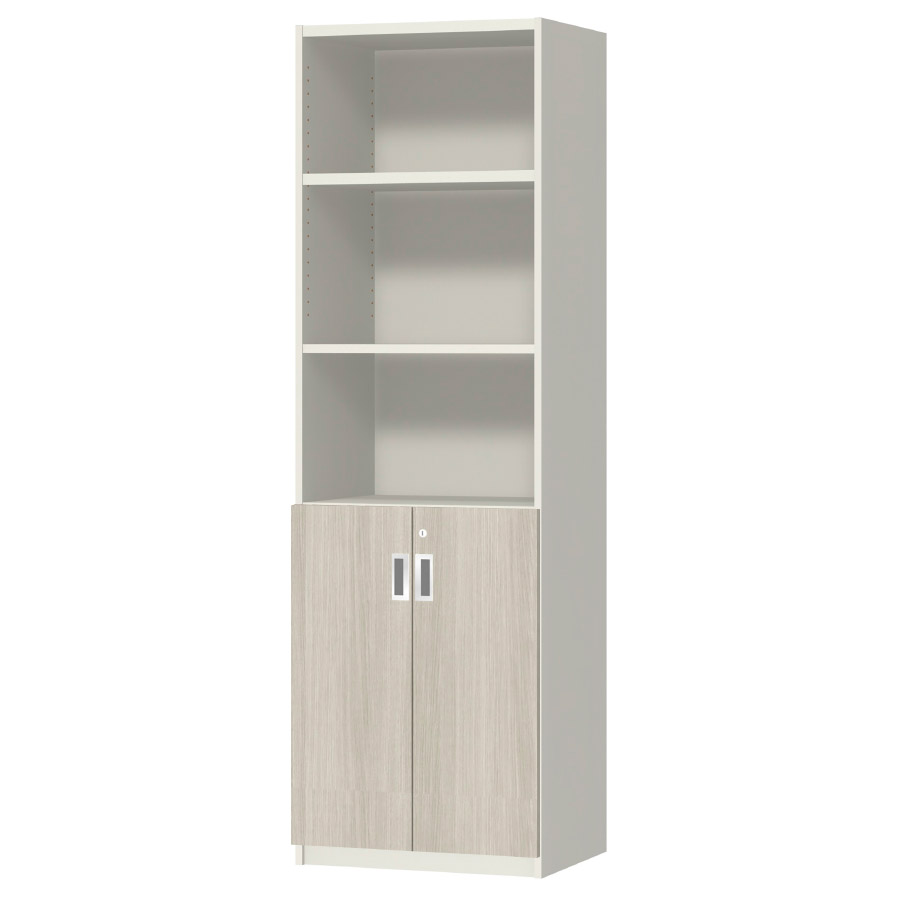 (商品画像) オーダーオフィスストッカー 奥行38.5cm×高さ191.1cm×幅45～59cm 2段扉