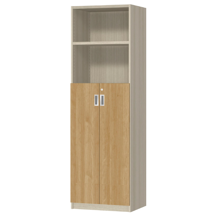 (商品画像) オーダーオフィスストッカー 奥行38.5cm×高さ191.1cm×幅45～59cm 3段扉