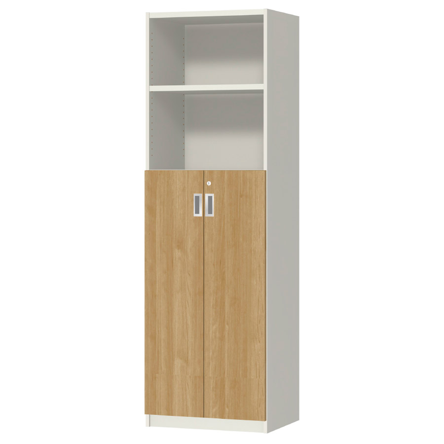 (商品画像) オーダーオフィスストッカー 奥行38.5cm×高さ191.1cm×幅45～59cm 3段扉