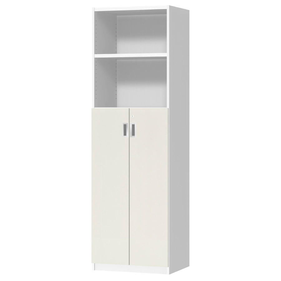 (商品画像) オーダーオフィスストッカー 奥行38.5cm×高さ191.1cm×幅45～59cm 3段扉