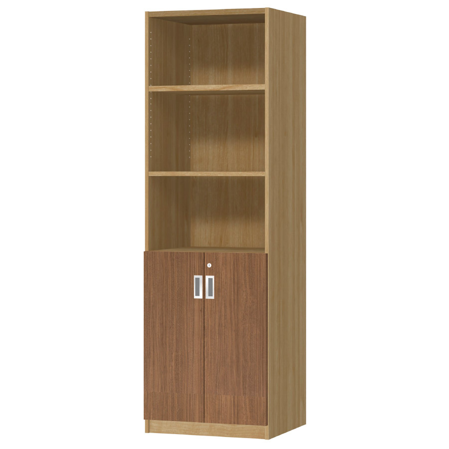 (商品画像) オーダーオフィスストッカー 奥行44.5cm×高さ191.1cm×幅45～59cm 2段扉