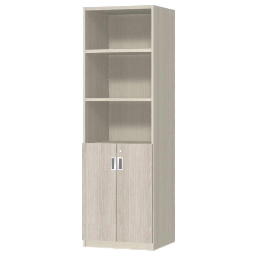 (商品画像) オーダーオフィスストッカー 奥行44.5cm×高さ191.1cm×幅45～59cm 2段扉