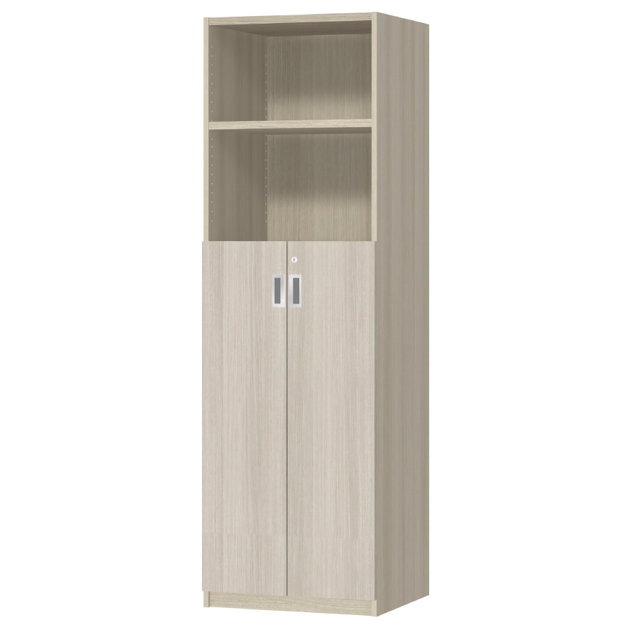 (商品画像) オーダーオフィスストッカー 奥行44.5cm×高さ191.1cm×幅45～59cm 3段扉