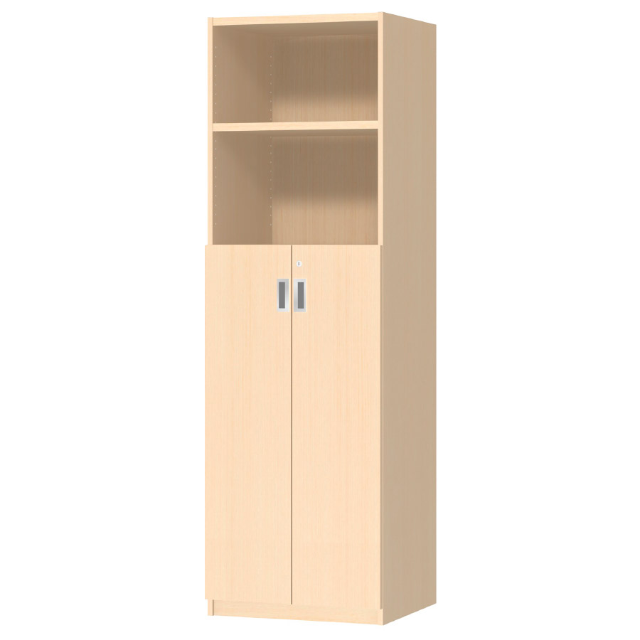 (商品画像) オーダーオフィスストッカー 奥行44.5cm×高さ191.1cm×幅45～59cm 3段扉