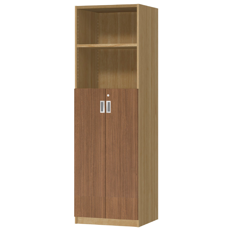 (商品画像) オーダーオフィスストッカー 奥行44.5cm×高さ191.1cm×幅45～59cm 3段扉