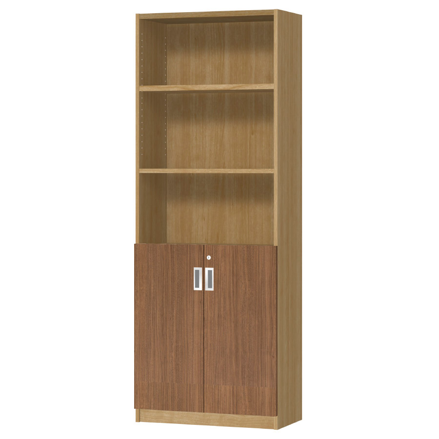 (商品画像) オーダーオフィスストッカー 奥行29.5cm×高さ191.1cm×幅60～70cm 2段扉