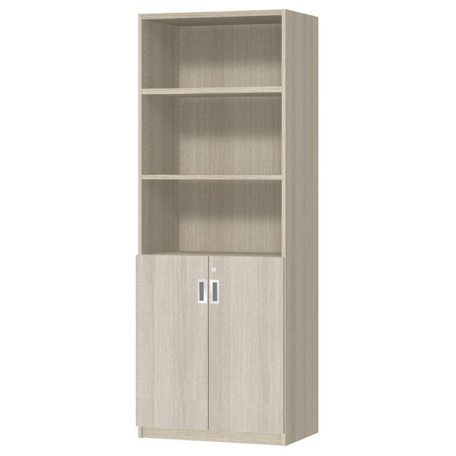 (商品画像) オーダーオフィスストッカー 奥行38.5cm×高さ191.1cm×幅60～70cm 2段扉