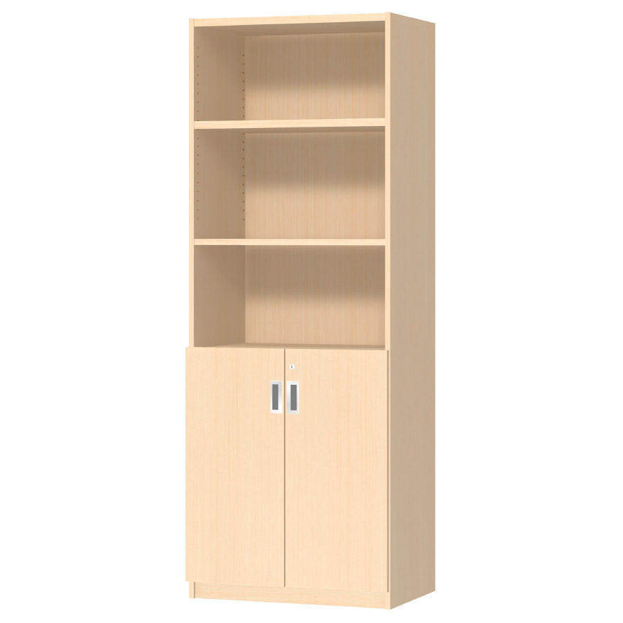 (商品画像) オーダーオフィスストッカー 奥行38.5cm×高さ191.1cm×幅60～70cm 2段扉