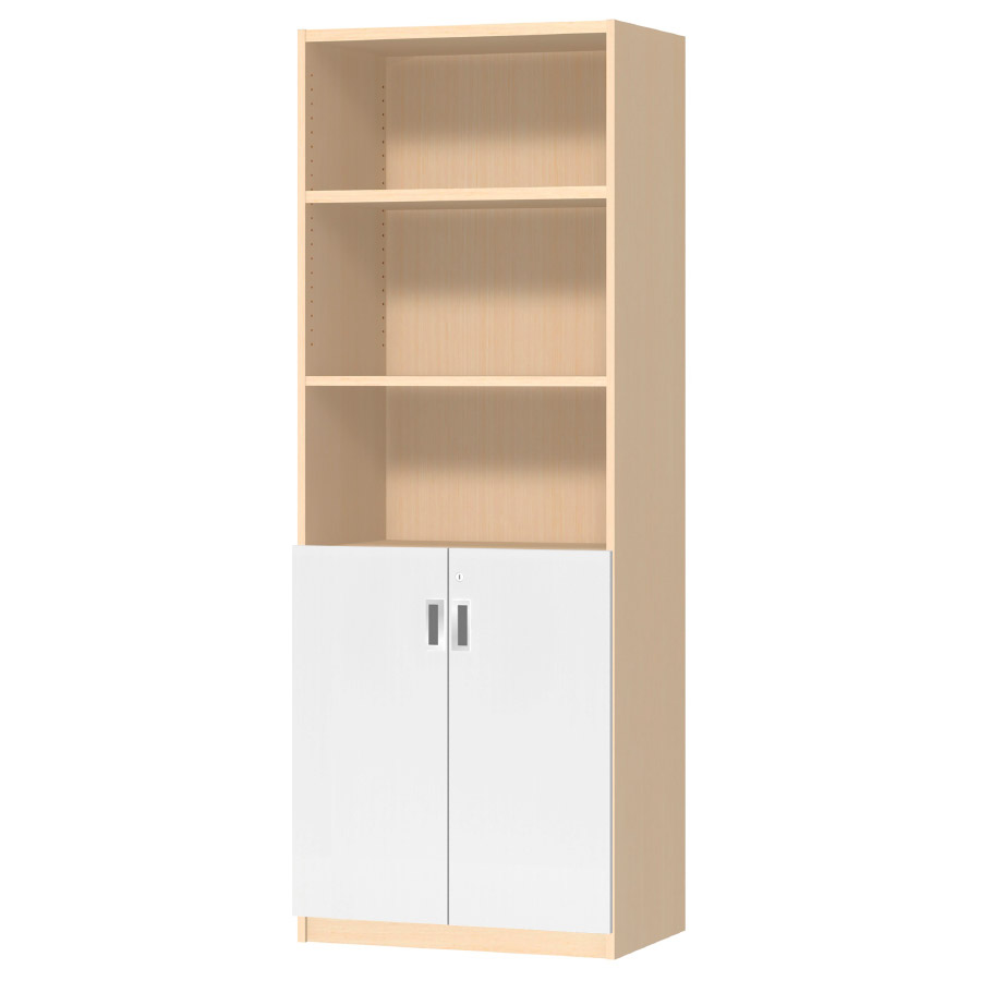 (商品画像) オーダーオフィスストッカー 奥行38.5cm×高さ191.1cm×幅60～70cm 2段扉