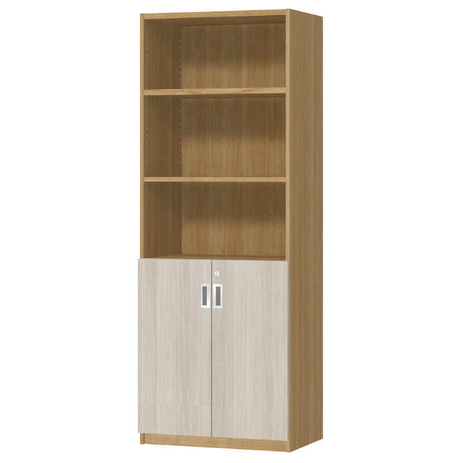 (商品画像) オーダーオフィスストッカー 奥行38.5cm×高さ191.1cm×幅60～70cm 2段扉