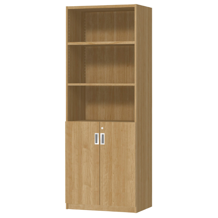 (商品画像) オーダーオフィスストッカー 奥行38.5cm×高さ191.1cm×幅60～70cm 2段扉