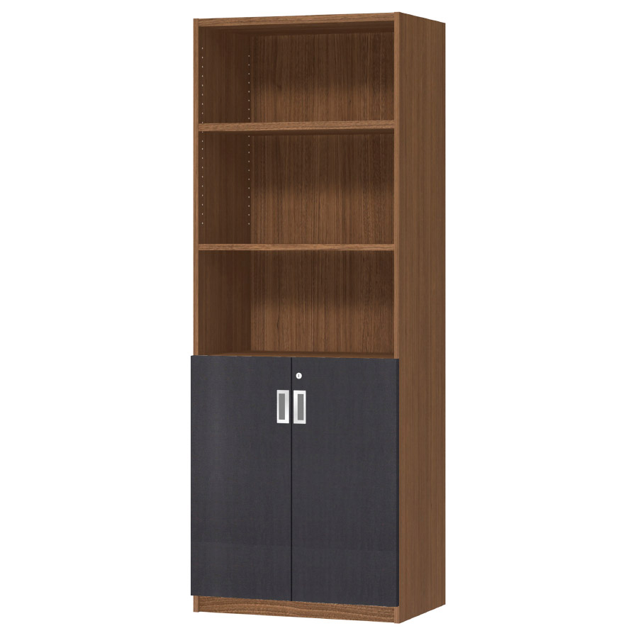 (商品画像) オーダーオフィスストッカー 奥行38.5cm×高さ191.1cm×幅60～70cm 2段扉