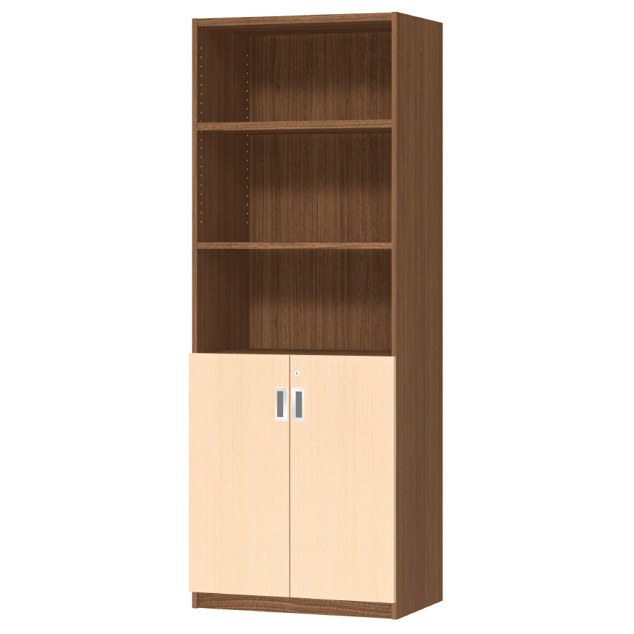 (商品画像) オーダーオフィスストッカー 奥行38.5cm×高さ191.1cm×幅60～70cm 2段扉