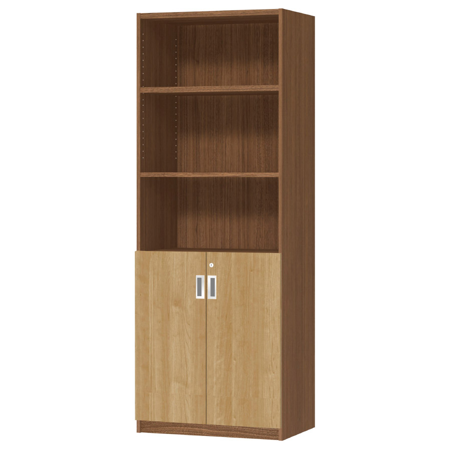 (商品画像) オーダーオフィスストッカー 奥行38.5cm×高さ191.1cm×幅60～70cm 2段扉