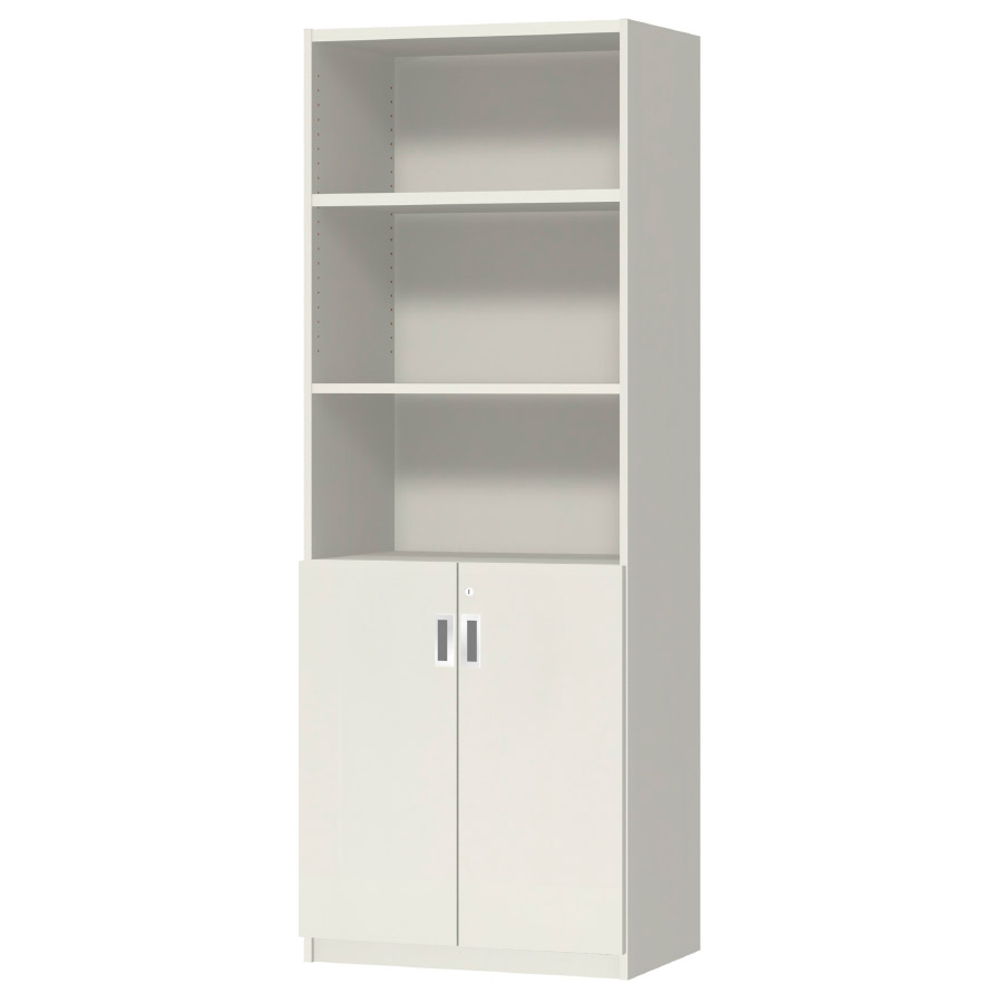 (商品画像) オーダーオフィスストッカー 奥行38.5cm×高さ191.1cm×幅60～70cm 2段扉