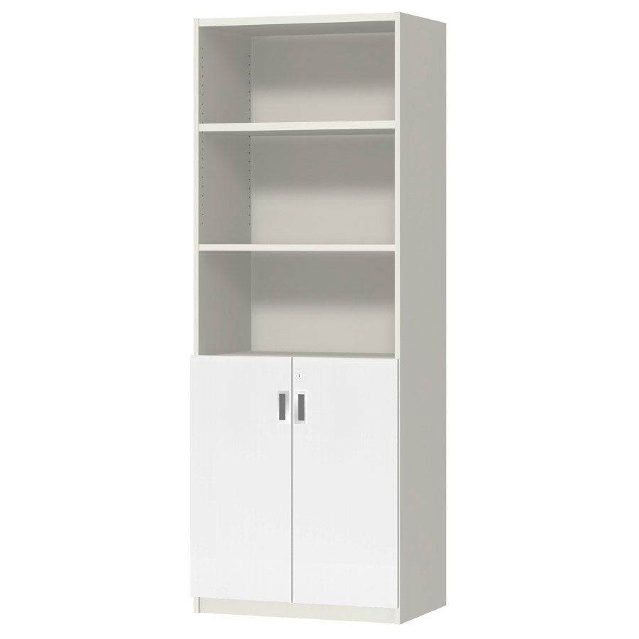 (商品画像) オーダーオフィスストッカー 奥行38.5cm×高さ191.1cm×幅60～70cm 2段扉